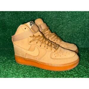 Nike Air Force 1 High Wheat Gum 807617-200 Size Youth 6.5 Y Women’s 8